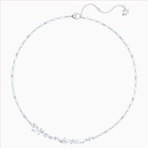 Swarovski Louison Necklace, Rhodium Plated